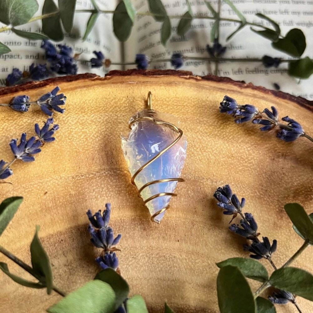 Opalite Arrowhead Necklace